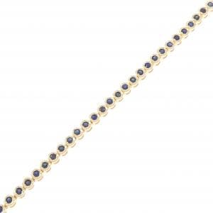 K18YG サファイヤ ブレスレット 2.00CT
