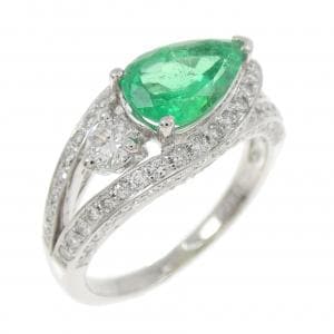 PT900 エメラルド リング 0.98CT