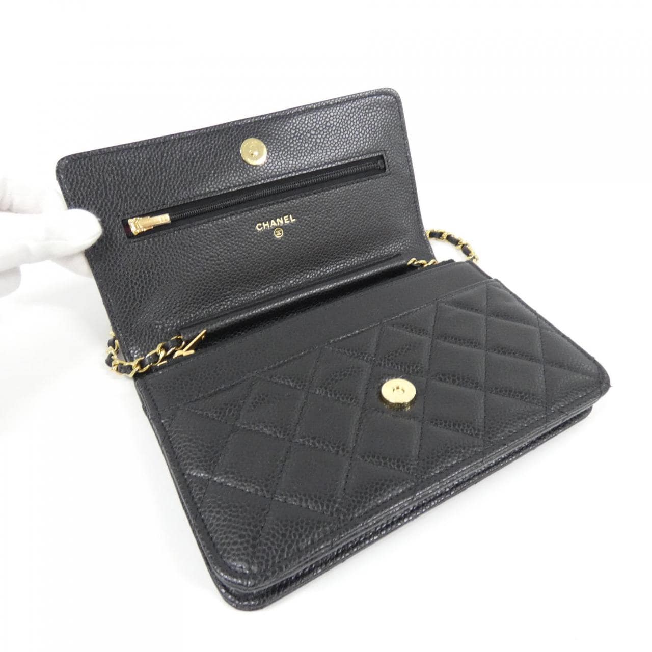 シャネル タイムレスクラシック ライン AP0250 チェーンウォレット