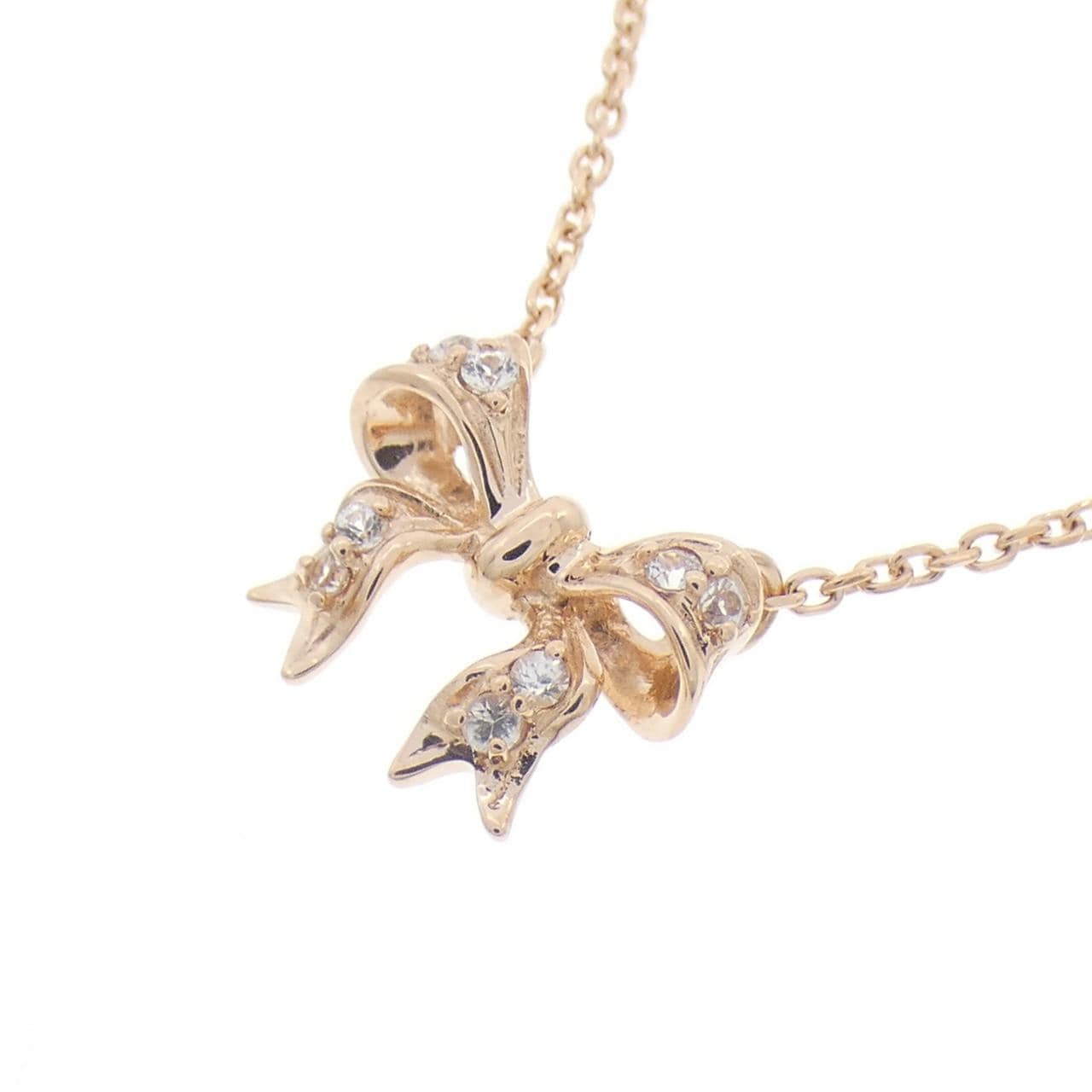 サマンサティアラ ホワイトサファイヤ ネックレス