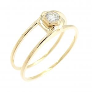 K18YG ダイヤモンド リング 0.13CT