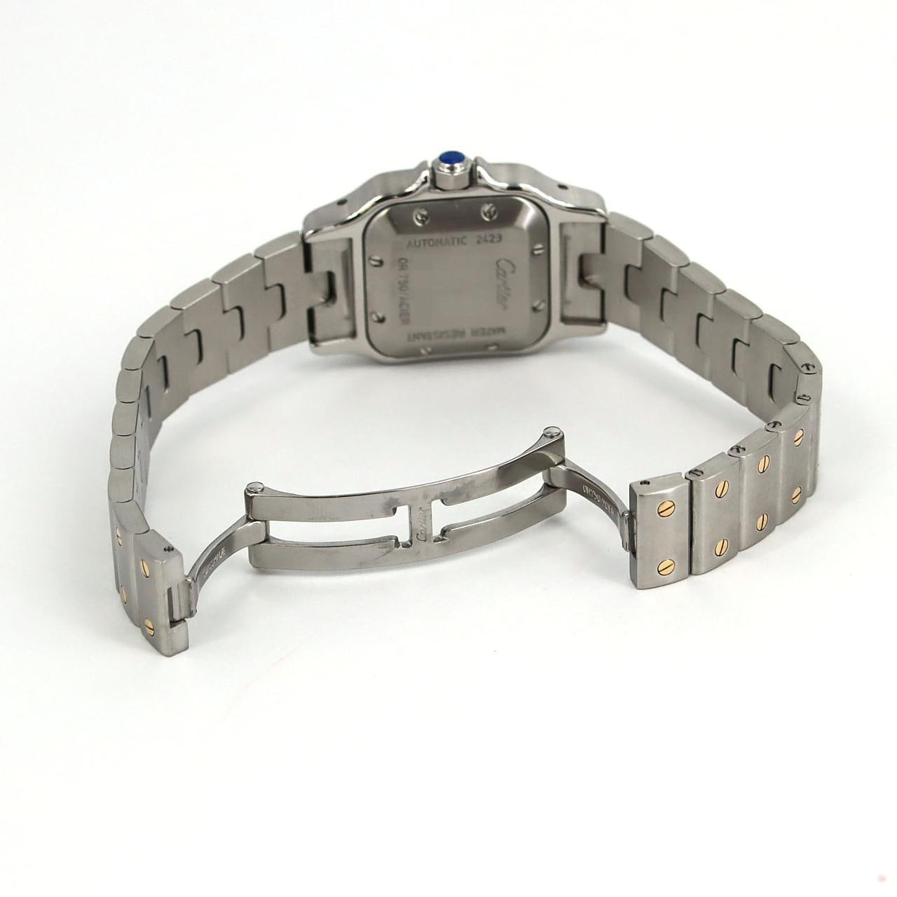 カルティエ サントスガルベSM コンビ W20045C4 SSxYG 自動巻