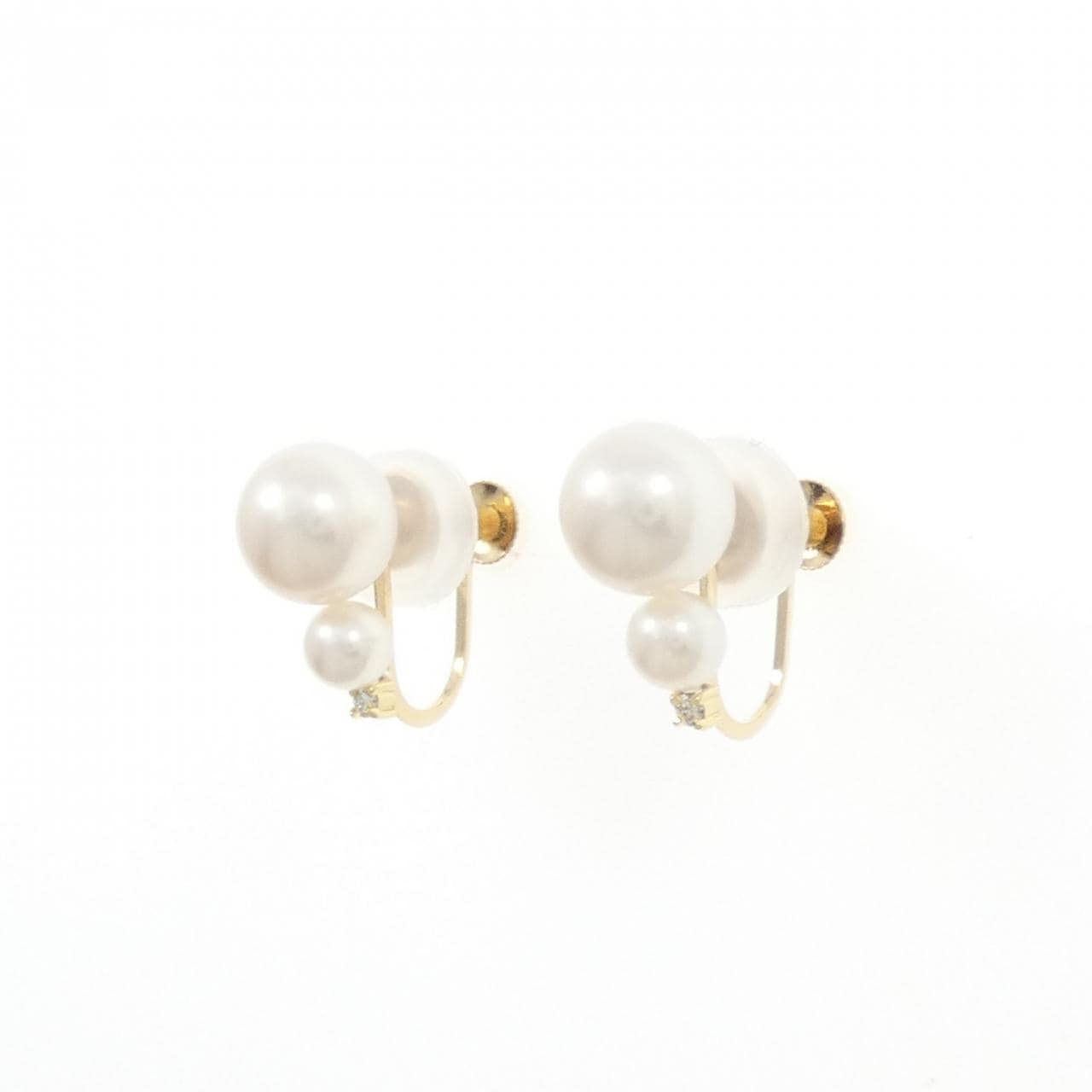 K18YG アコヤパール イヤリング