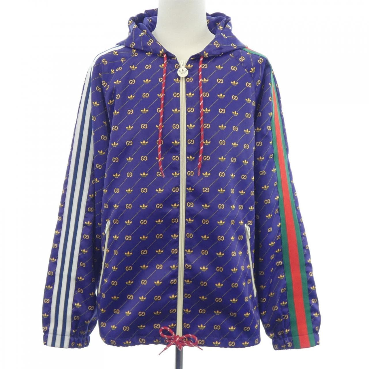 グッチ GUCCI ADIDAS TREFOIL PRINT JACKET 691428 ZAJCZ ブルゾン