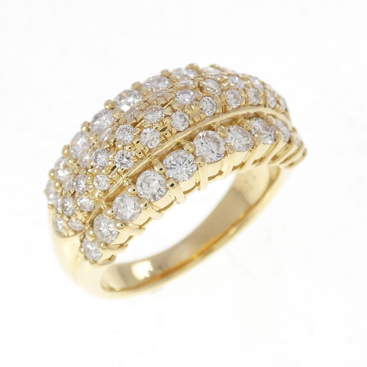 K18YG ダイヤモンド リング 1.25CT