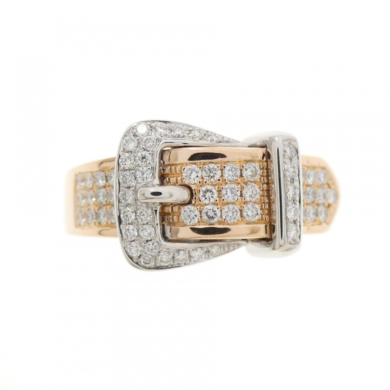 750PG/750WG ダイヤモンド リング 0.38CT