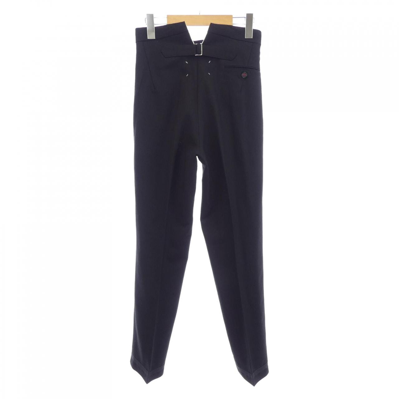 メゾンマルジェラ Maison Margiela ヘリンボーンウール プリーツトラウザーズ SI0KA0005 UNISEX パンツ