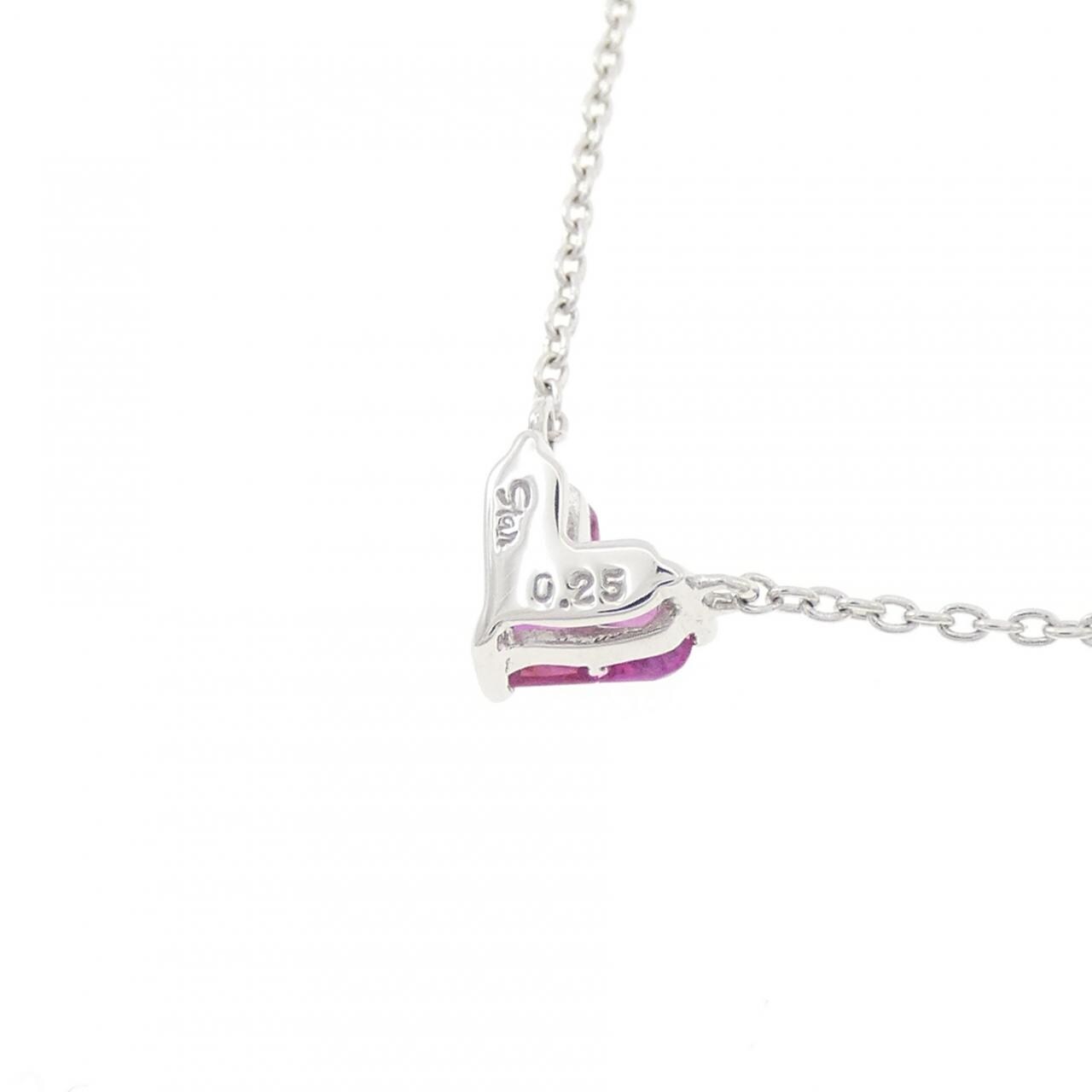 スタージュエリー ミステリアスハート ネックレス 0.25CT