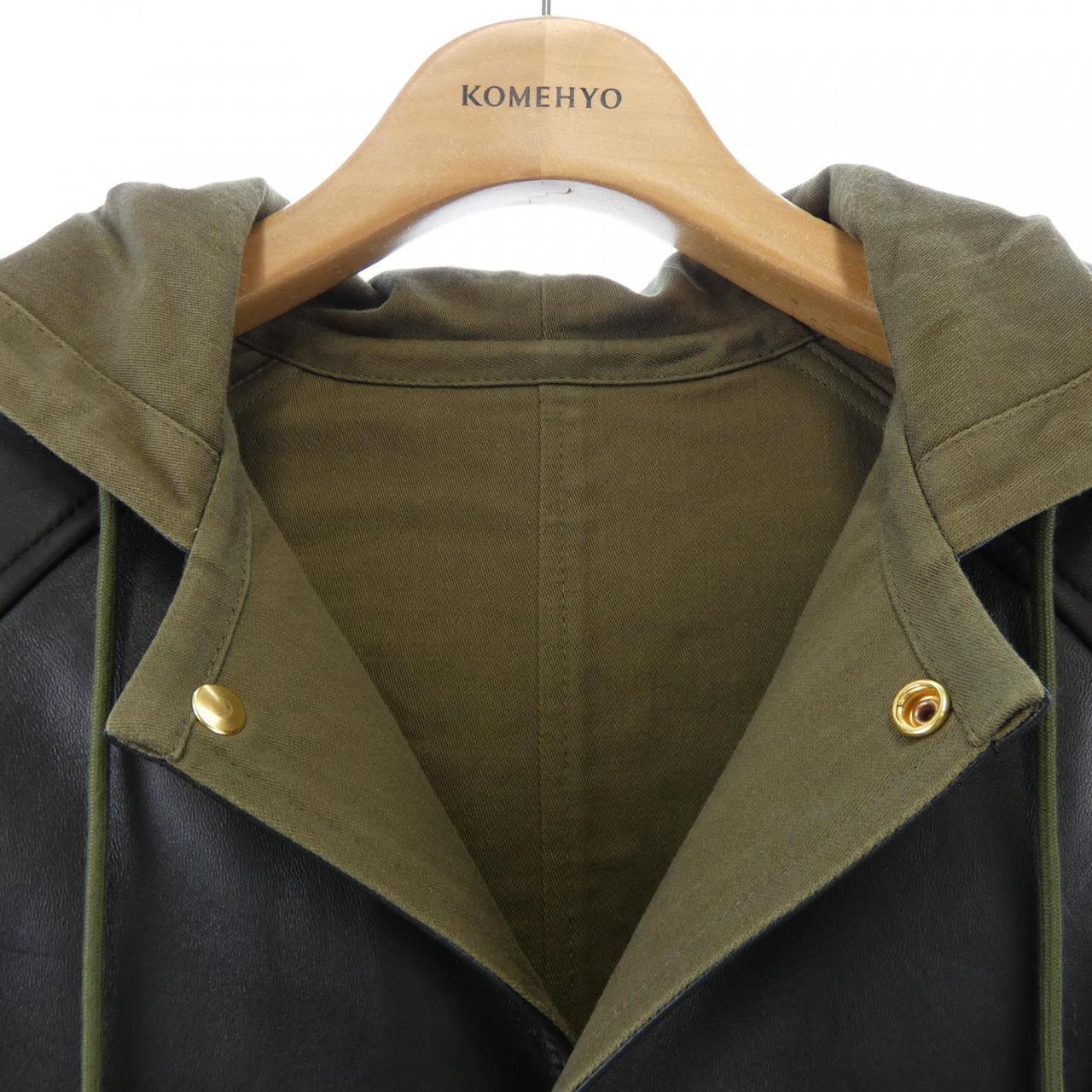 セリーヌ CELINE オーバーサイズパーカー 2D493151T レザージャケット