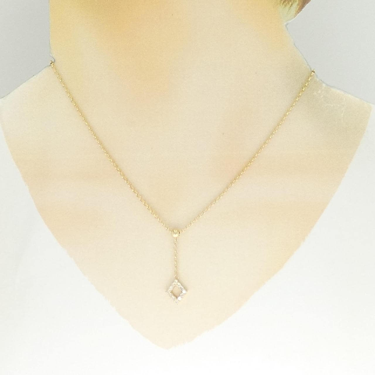 K18YG ダイヤモンド ネックレス 0.30CT