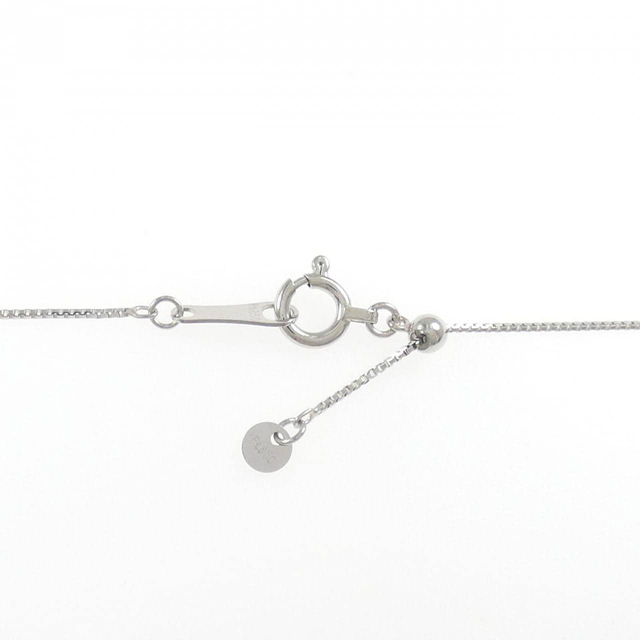 PT900/PT850 ソリティア ダイヤモンド ネックレス 0.87CT