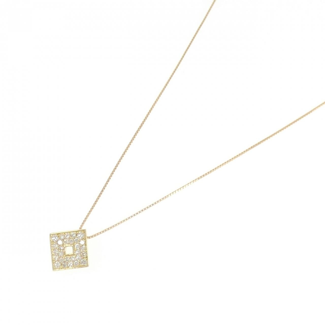 K18YG ダイヤモンド ネックレス 0.35CT