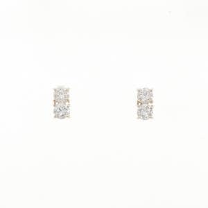 【リメイク】K10YG ダイヤモンド ピアス 0.30CT
