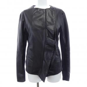 エンポリオアルマーニ EMPORIO ARMANI レザーライダースジャケット