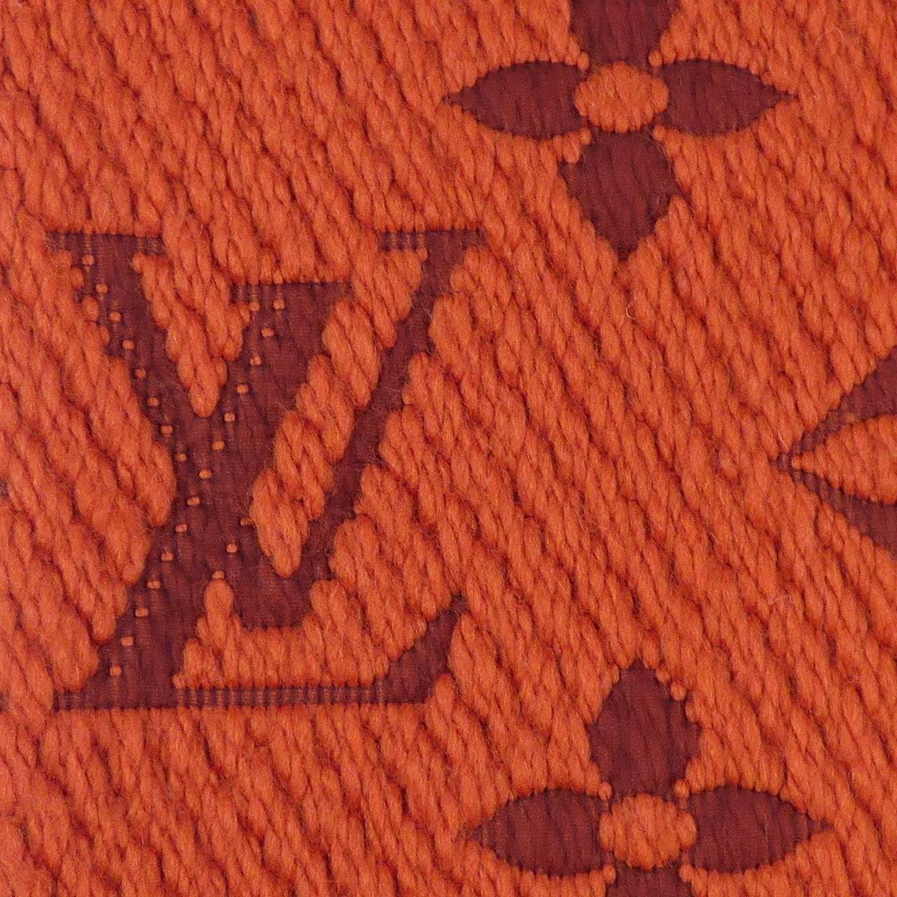 ルイヴィトン LOUIS VUITTON エシャルプ ロゴマニア M75095 MUFFLER