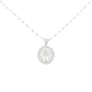 K18WG ダイヤモンド ネックレス 0.25CT
