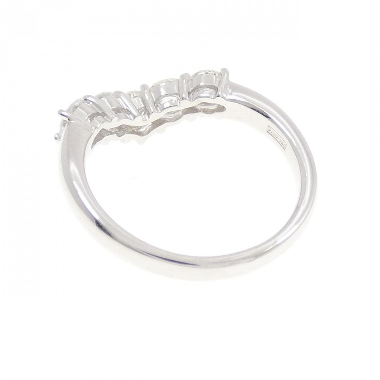 750WG ダイヤモンド リング 0.78CT