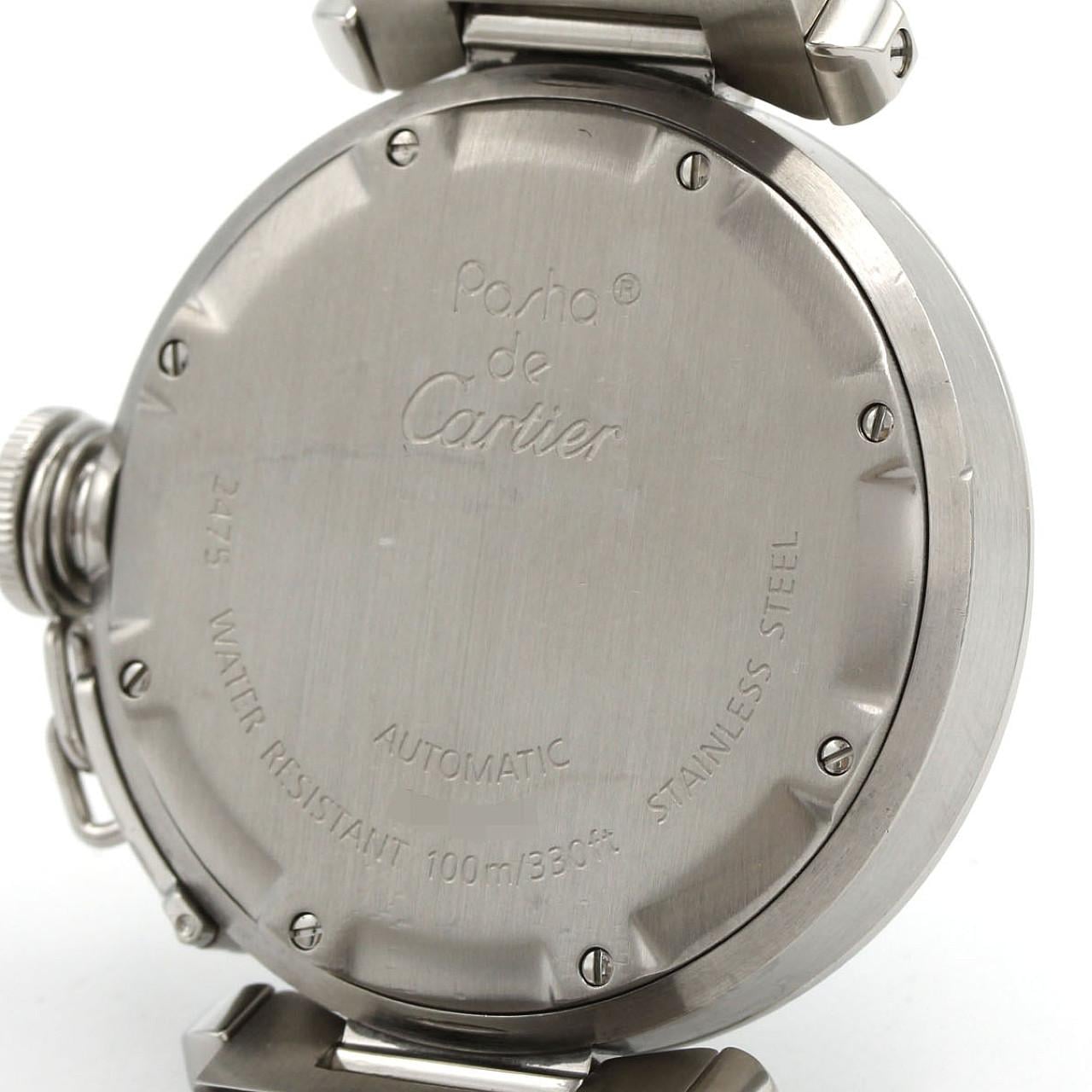 カルティエ パシャC グランデデイト W31044M7 SS 自動巻