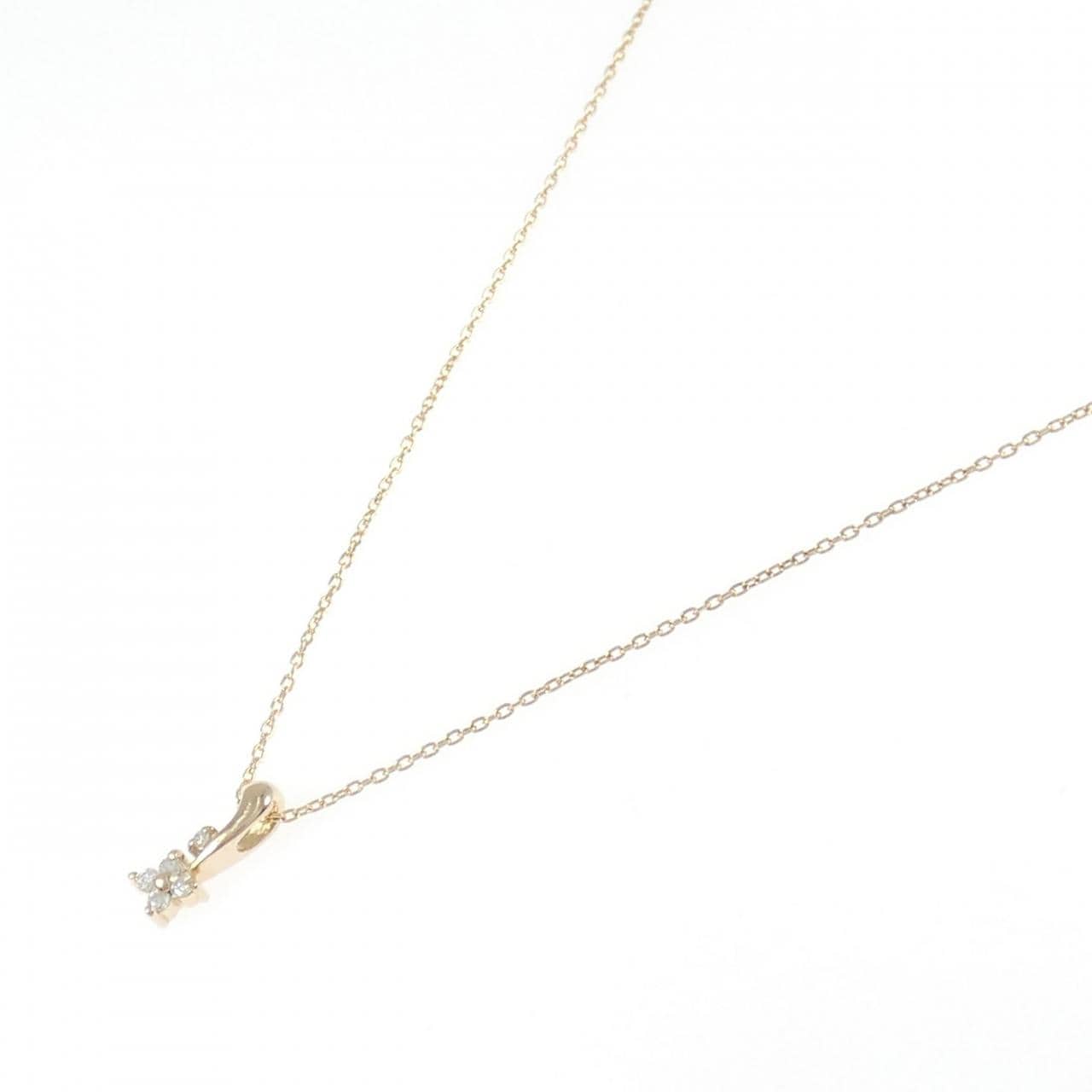 K18PG ダイヤモンド ネックレス 0.06CT