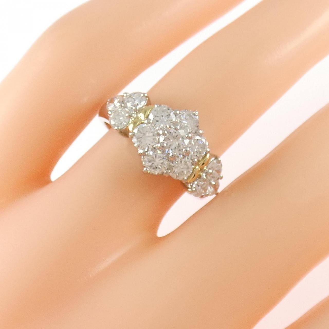 PT850/K18YG ダイヤモンド リング 1.67CT