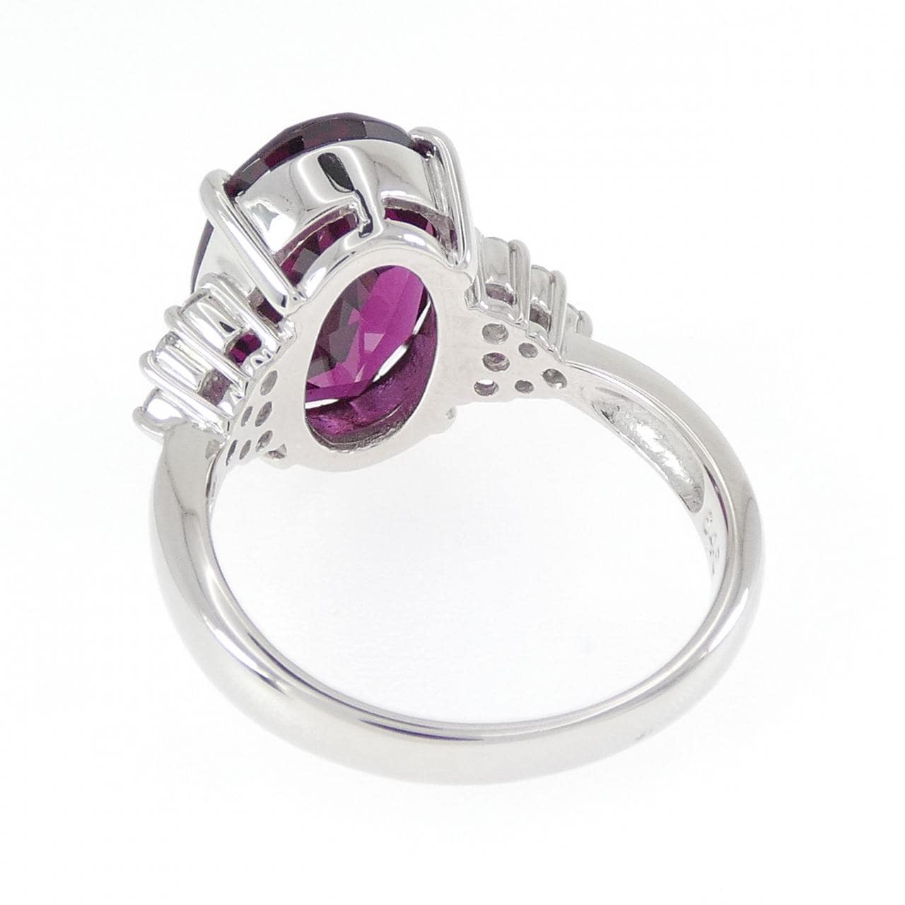 PT900 ガーネット リング 6.45CT