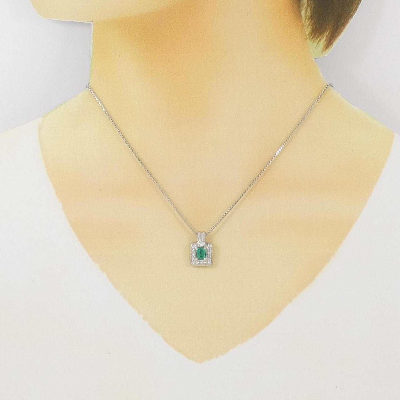 PT Emerald Necklace 0.63CT