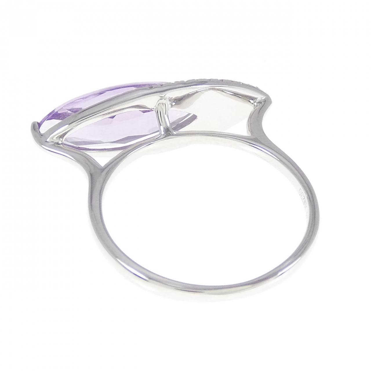 K18WG Amethyst Ring 2.30CT