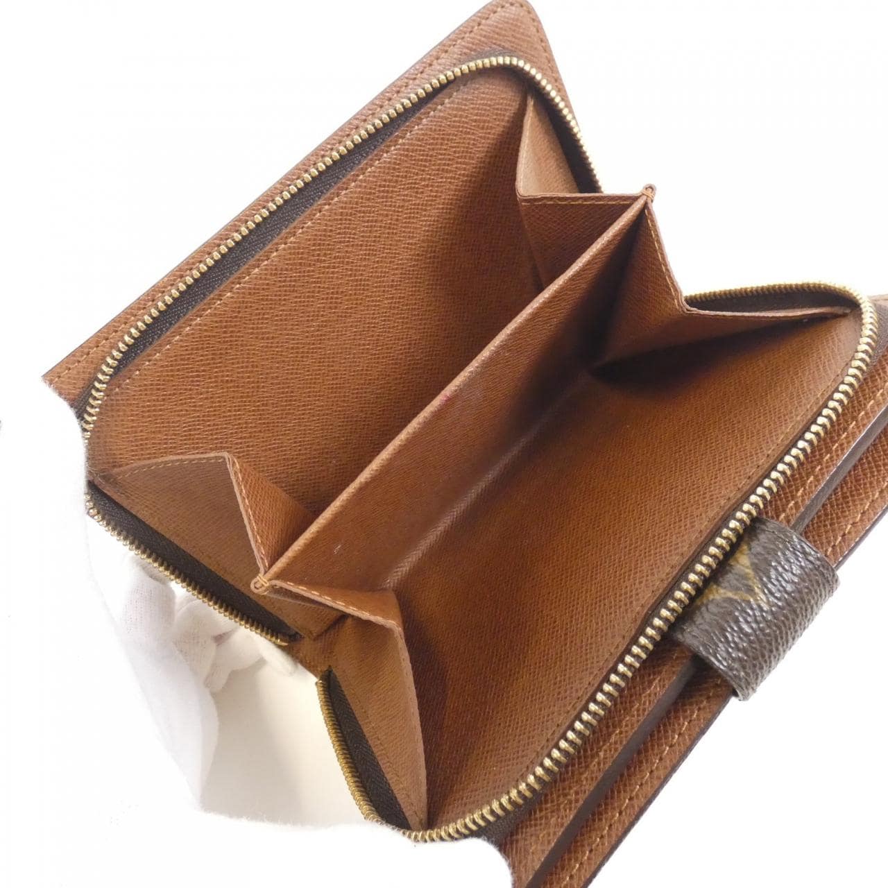 ルイヴィトン モノグラム ポルト パピエ ジップ M61207 財布