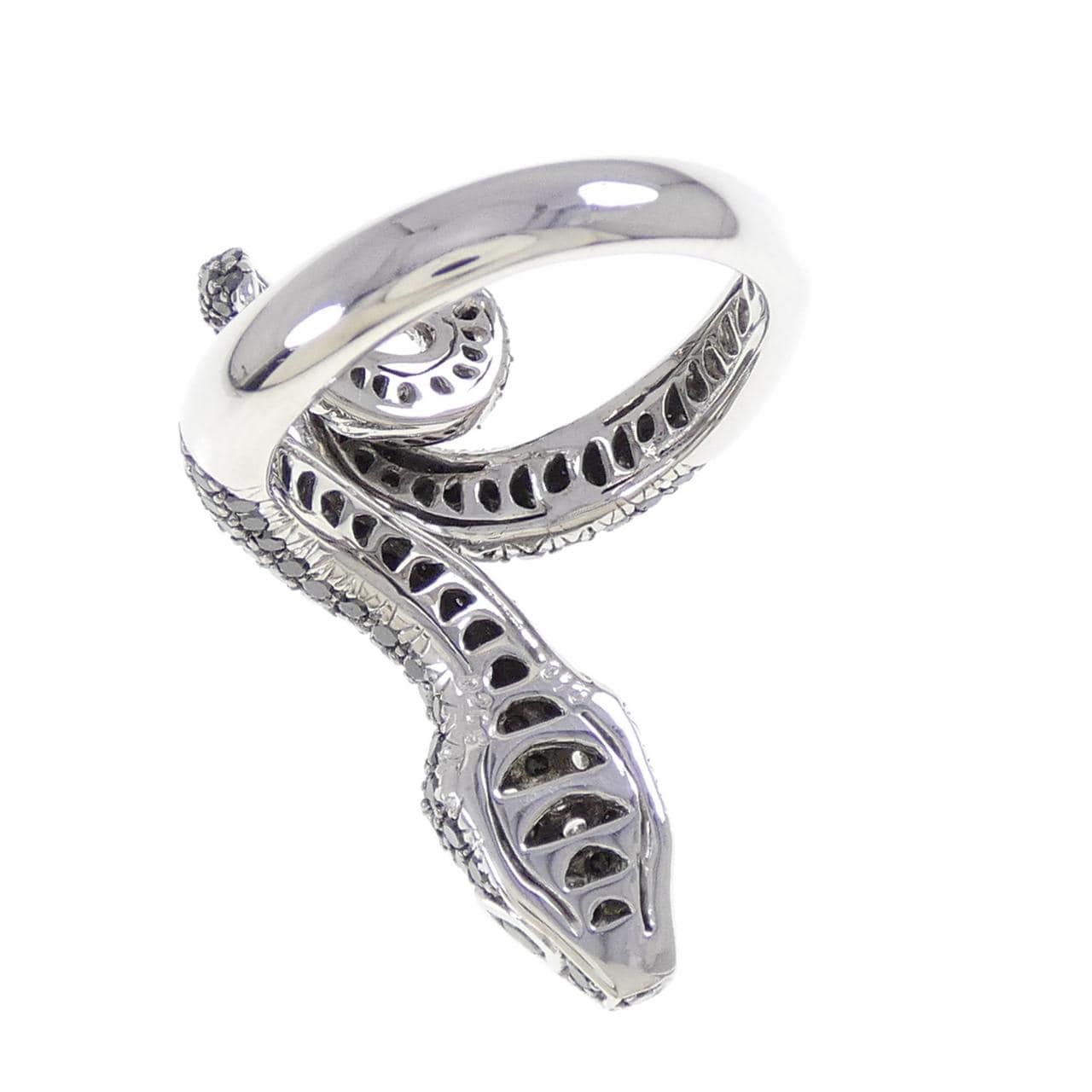 750WG/750BG スネーク ダイヤモンド リング 2.65CT