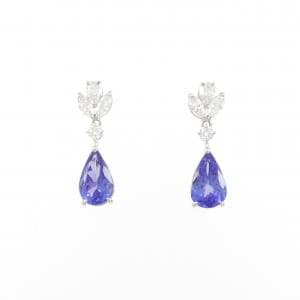 【新品】PT900 タンザナイト ピアス 1.73CT
