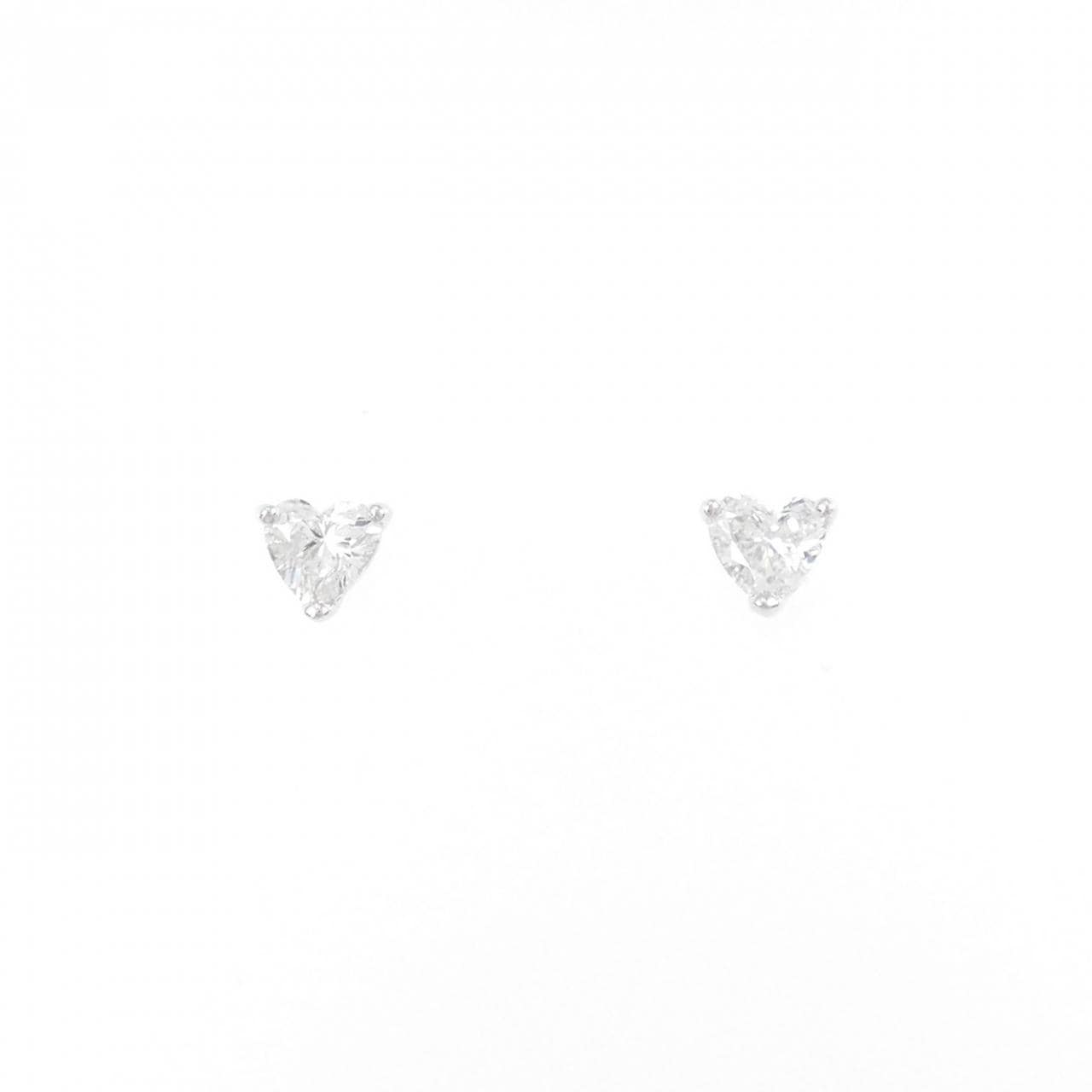 楽天市場】ダイヤ ピアス プラチナ H&C 0.3ct ダイヤモンド