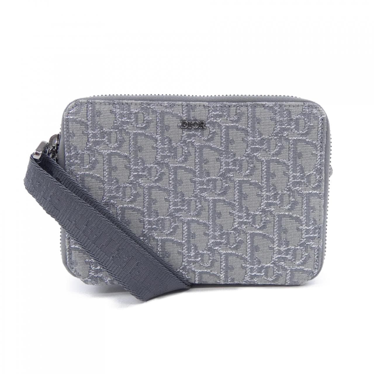 ディオール DIOR ストラップ付きジップポーチ オブリークジャカード 2OBBC119YSE BAG