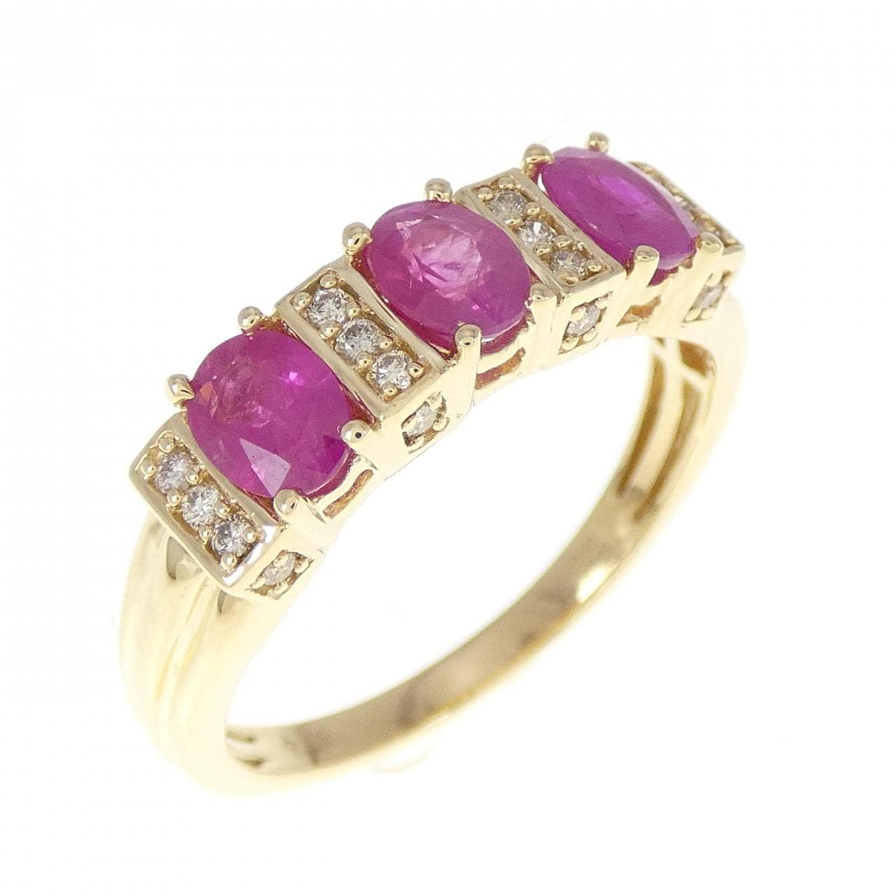 K18YG Ruby Ring 0.90CT