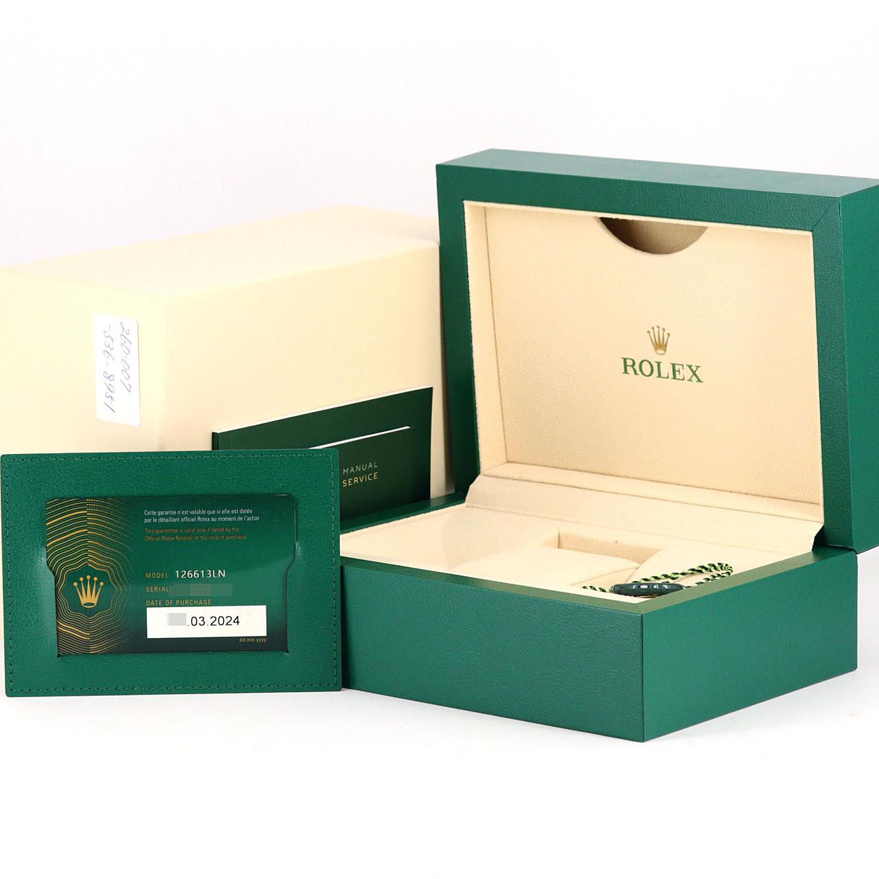 ロレックス サブマリーナーデイト 126613LN SSxYG 自動巻 ランダム番