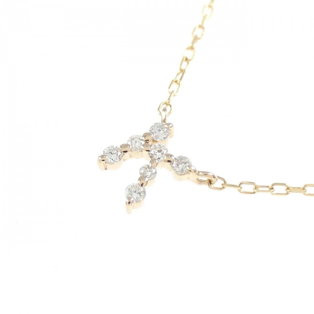 K18PG ダイヤモンド ネックレス 0.05CT