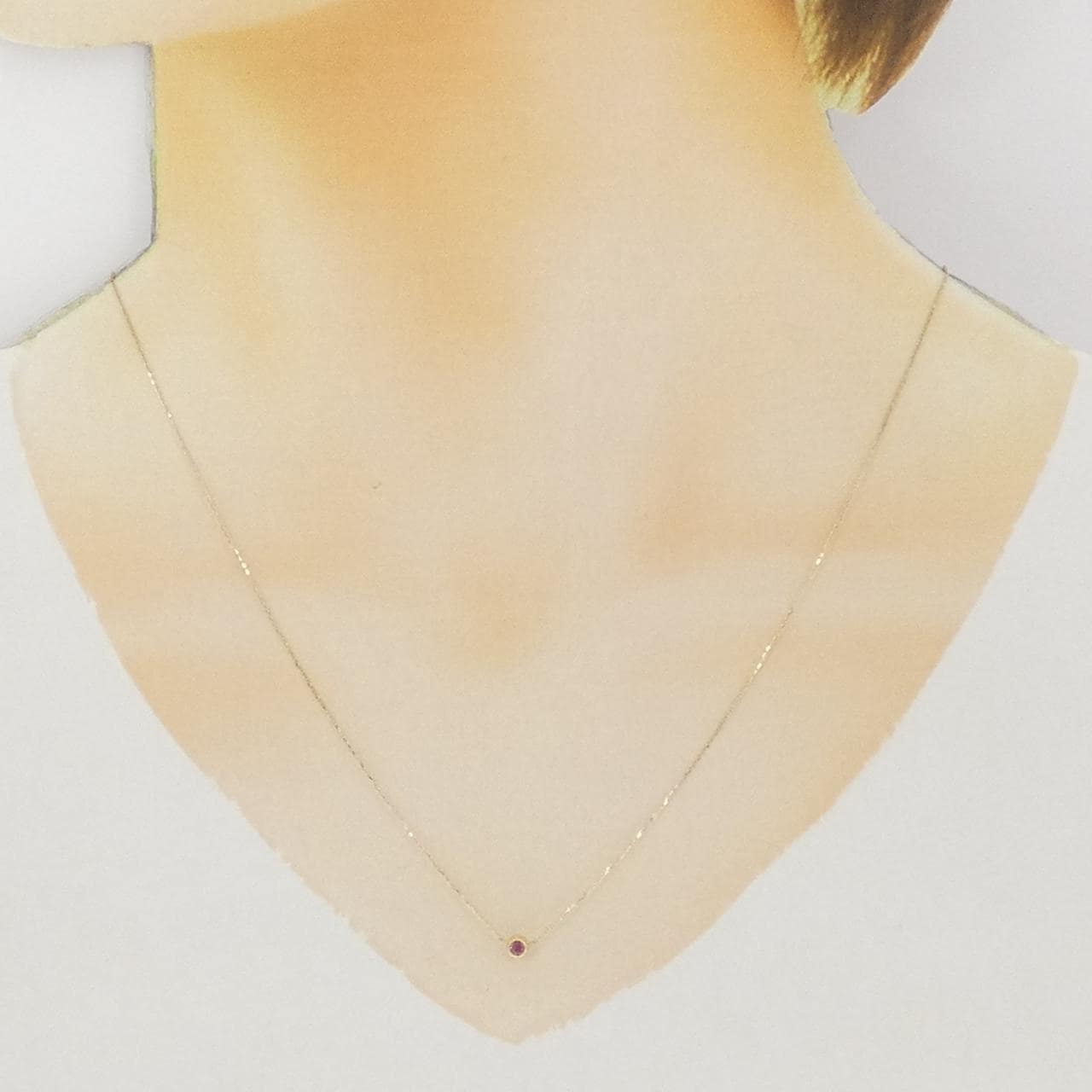 K10YG トルマリン ネックレス