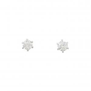【リメイク】PT900/ST ダイヤモンド ピアス 0.239CT 0.249CT D VS2 EXT H&C