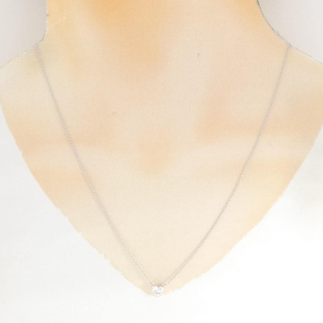 グラフ ネックレス 0.50CT H VS2 ハートシェイプ