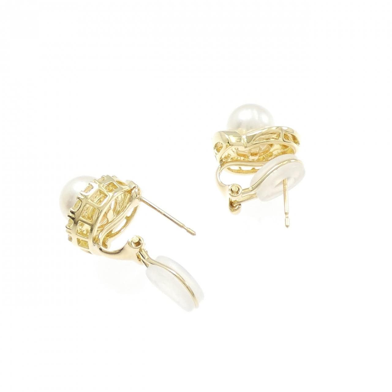 K18YG アコヤパール ピアス 8.0mm