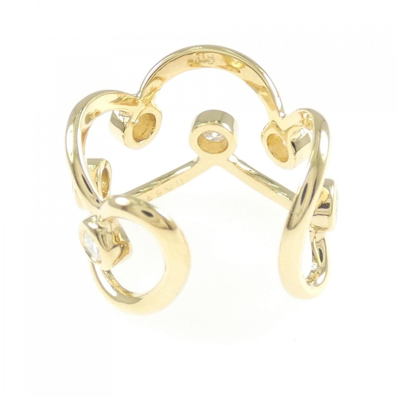 K18YG ダイヤモンド リング 0.53CT