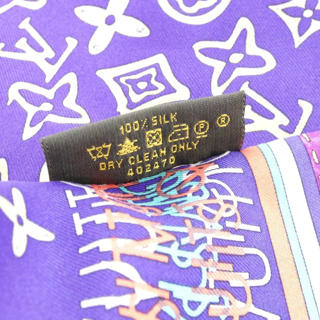 ルイヴィトン バンドー モノグラム マップ M74567 スカーフ