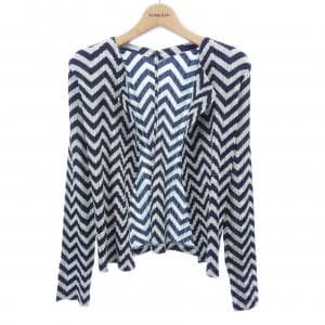プリーツプリーズ PLEATS PLEASE 2015 ジグザグボーダー PP51-JD432 7570012 カーディガン
