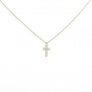 アーカー クロスパヴェ ネックレス 0.05CT