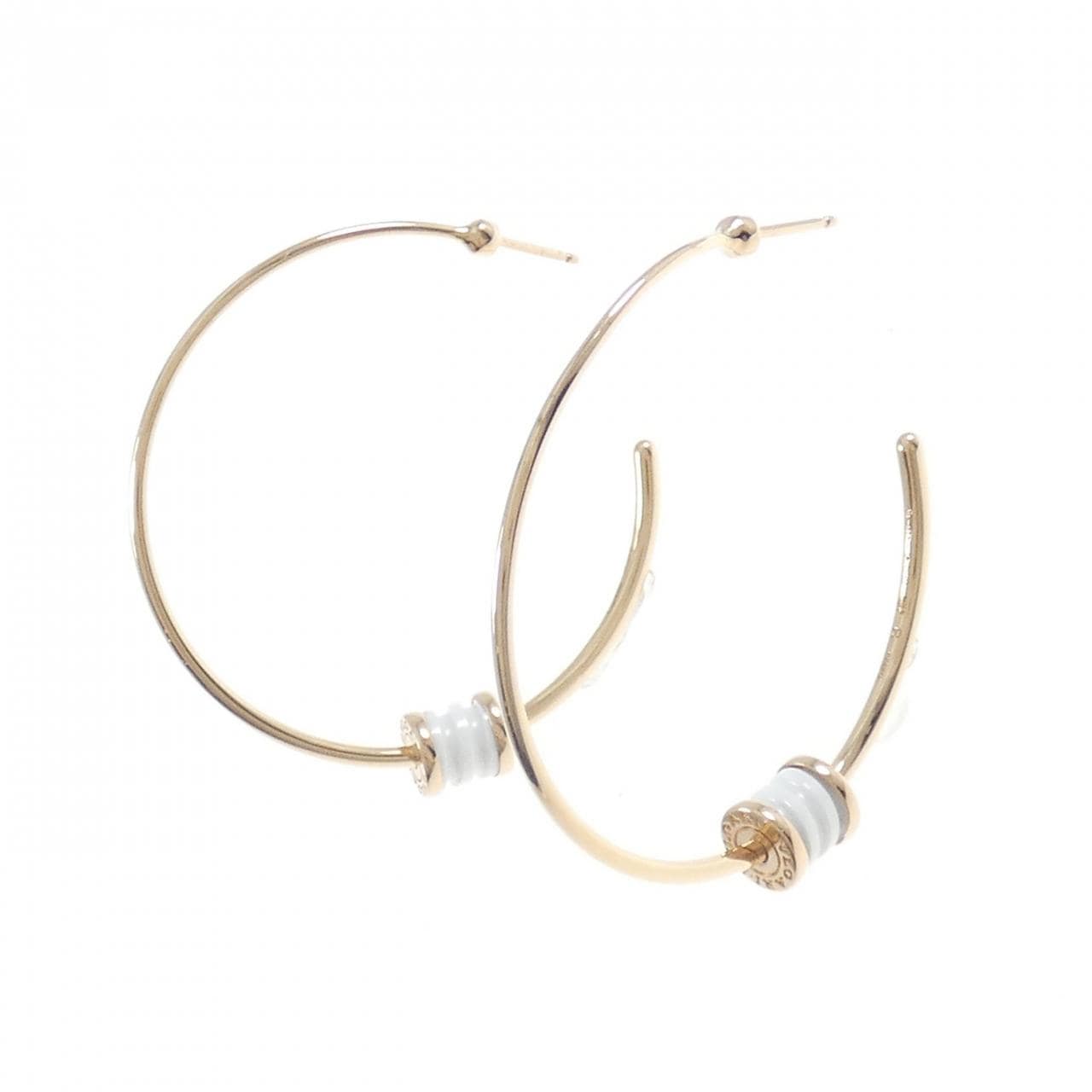 BVLGARI 750YG/陶瓷耳環