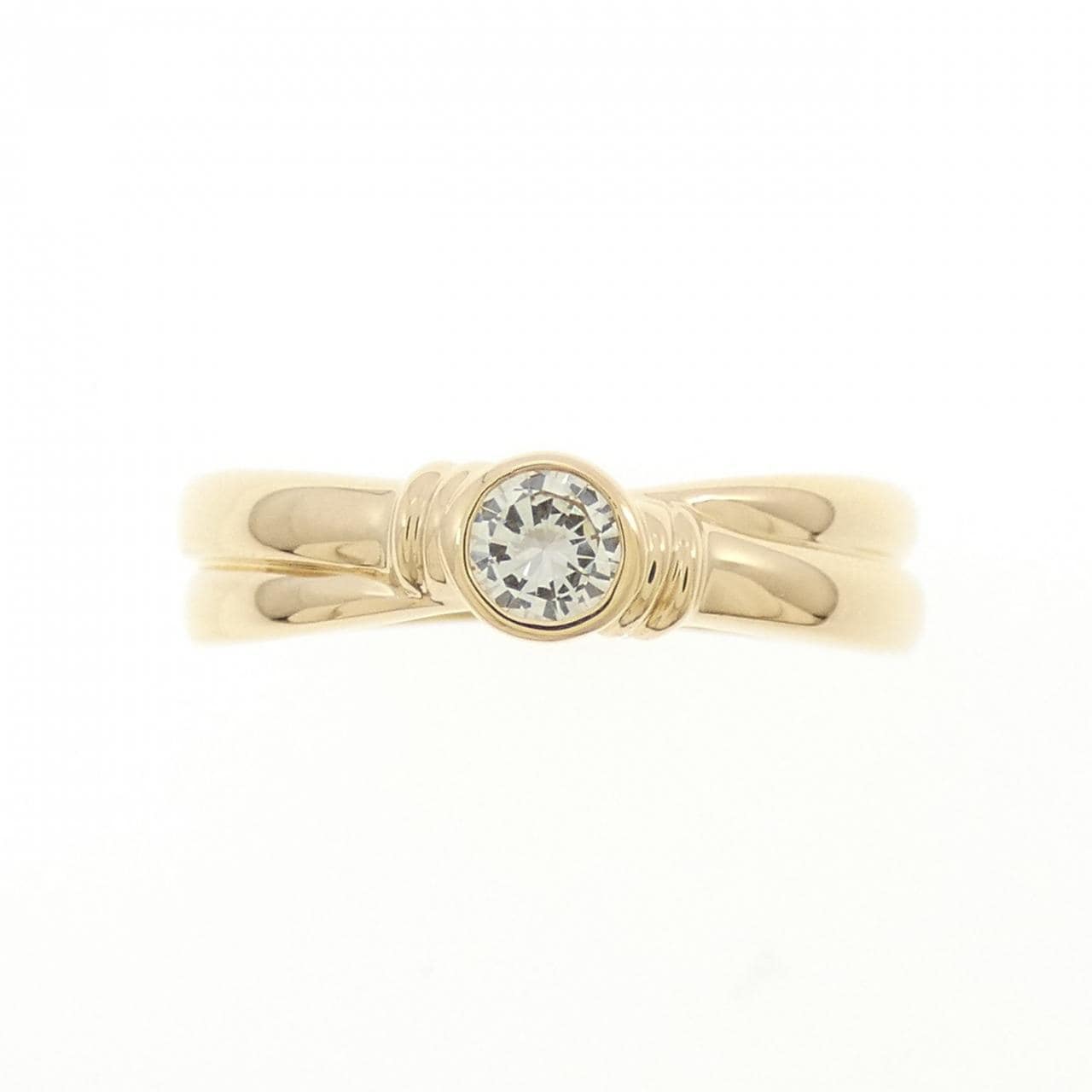 K18YG ダイヤモンド リング 0.17CT