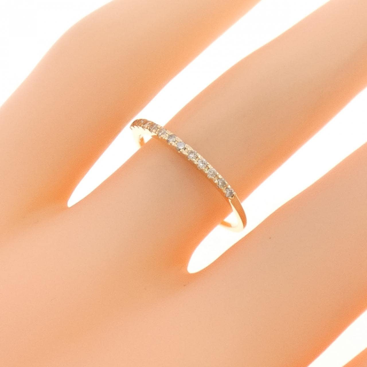 K10YG ダイヤモンド リング 0.10CT