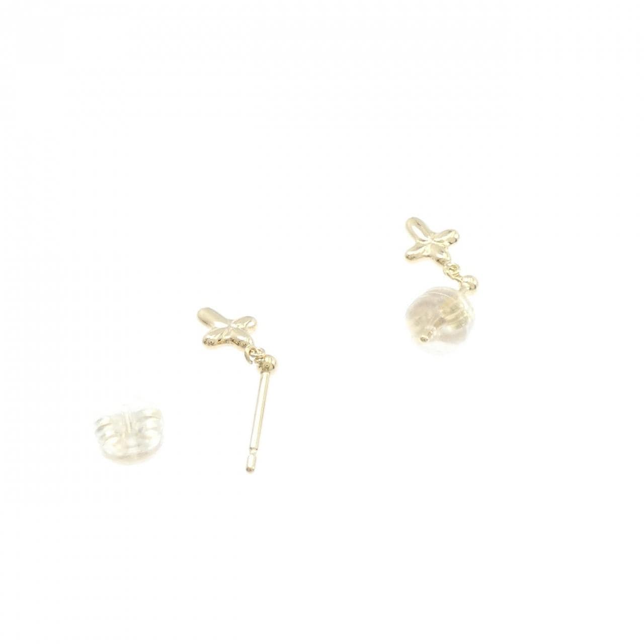 K18YG クロス ピアス