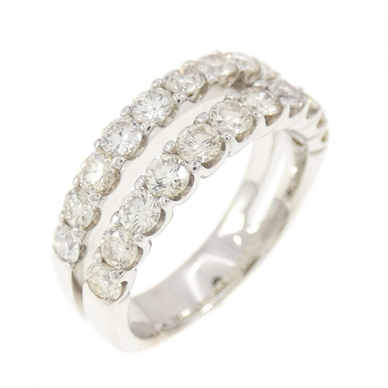 K18WG ダイヤモンド リング 1.34CT