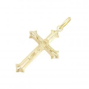 【新品】K18YG クロス ペンダント
