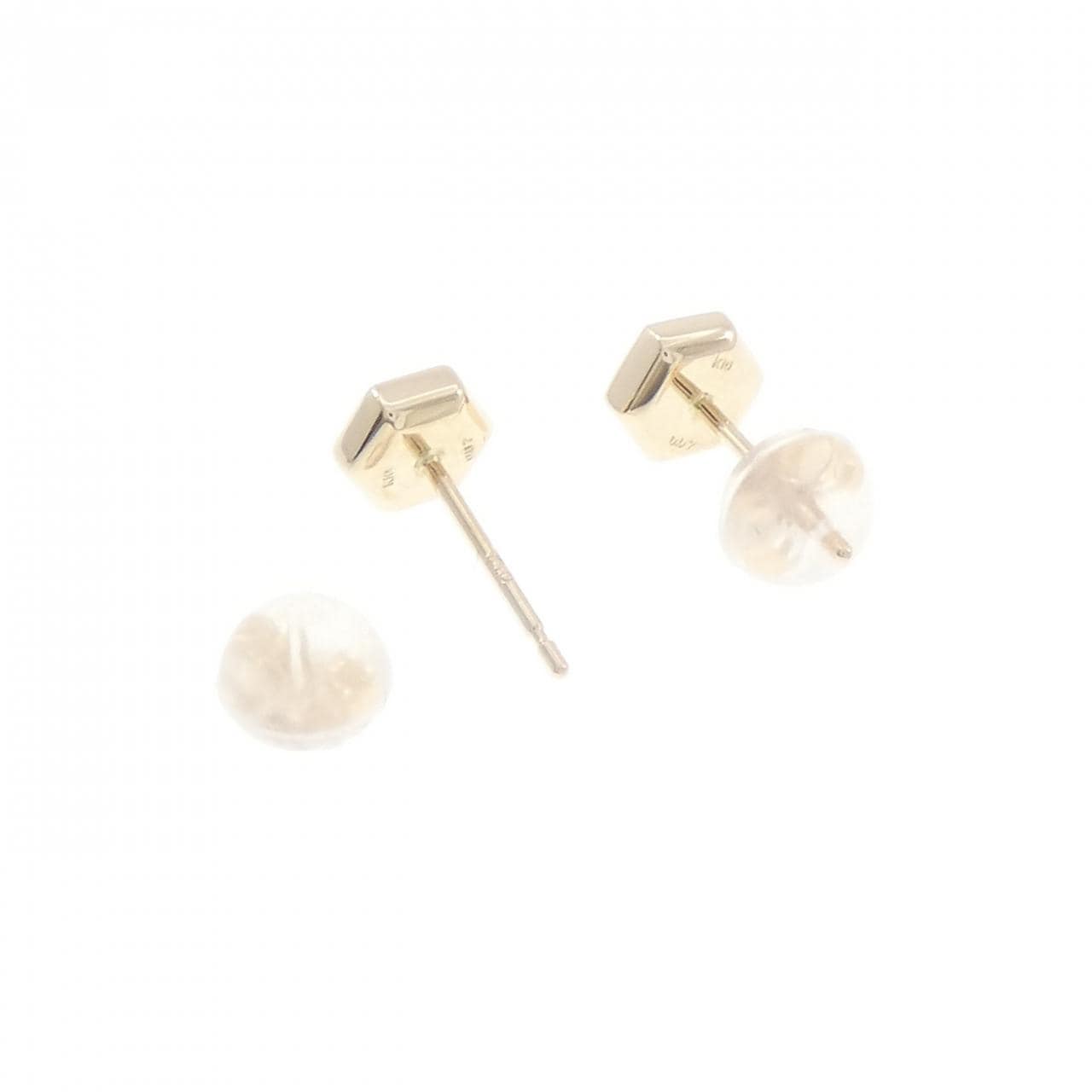 【リメイク】K10YG ダイヤモンド ピアス 0.14CT